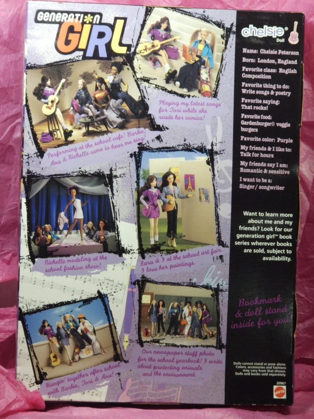 NIB Vintage 1998 Barbie Generation Girl 